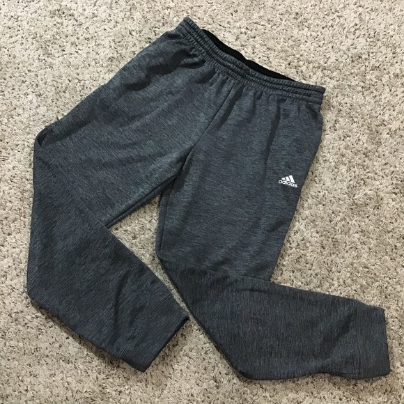 Adidas Unisex Men's or Women's Cotton Warm-Up Pants Heather Grey XL - Picture 12 of 12